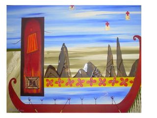 SURFIN' THE PACIFIC (Large) - (Sold)