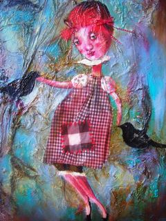 Ruthie and the Birds (SOLD)