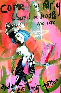 ‘COME TO MY PARTY!’ By Monika Welch $750 SOLD