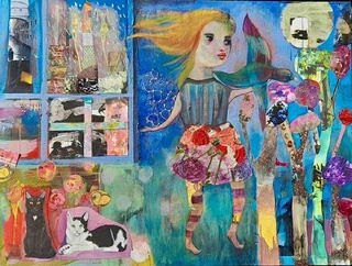 ‘When Birdy Hit the Window’ by Monika Welch $1800